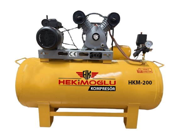 200LT 8 BAR Pistonlu Kompresör